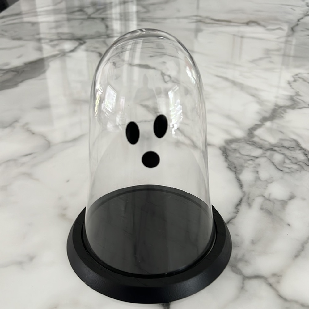 Target Bullseye 2023 - NWT - Ghost Glass Cloche Dome Container
